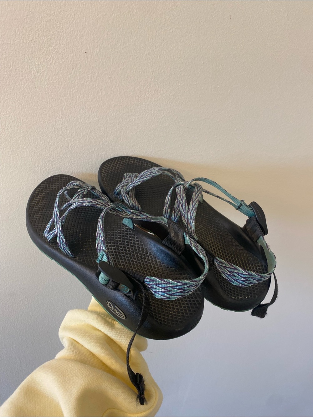 Chaco Green & Blue Sandals